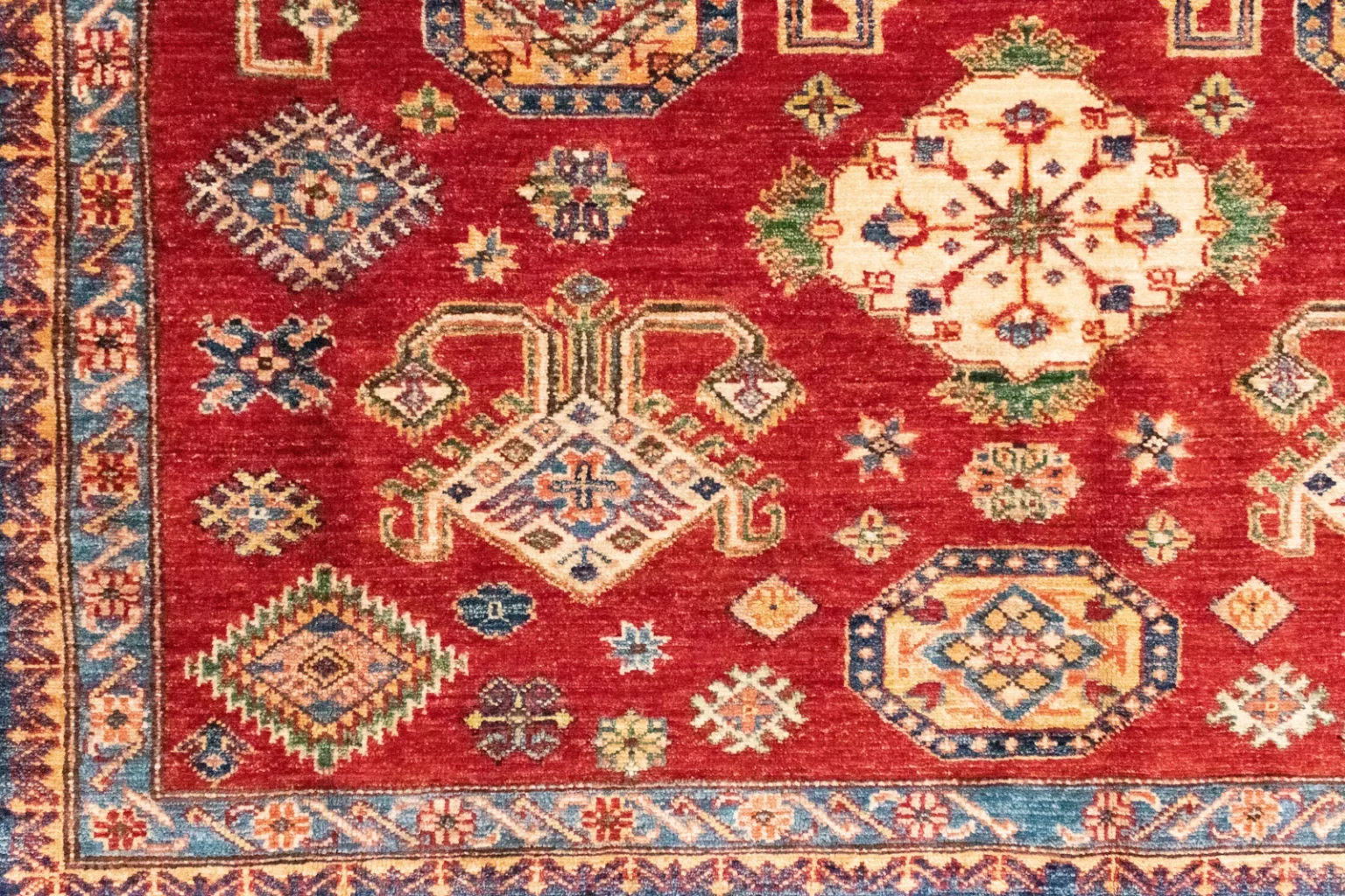 Orientteppich Kazak 300 x 206 cm Wolle handgeknüpft