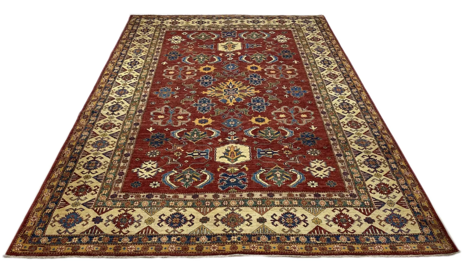Orientteppich Kazak 315 x 221 cm Wolle handgeknüpft