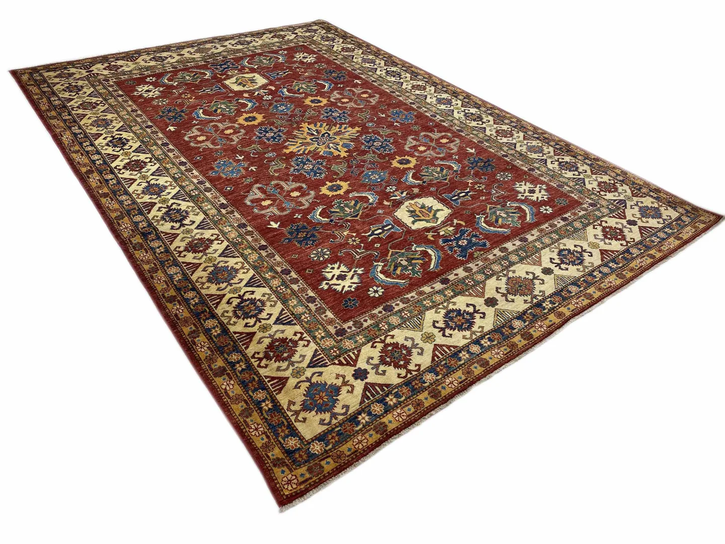 Orientteppich Kazak 315 x 221 cm Wolle handgeknüpft