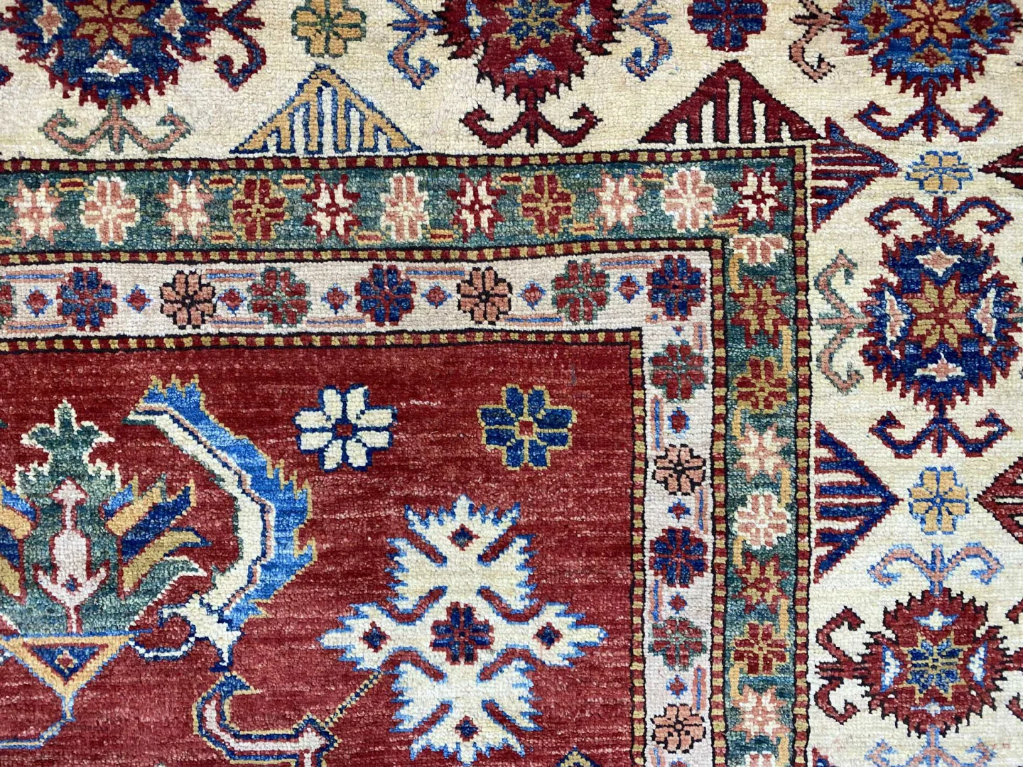 Orientteppich Kazak 315 x 221 cm Wolle handgeknüpft