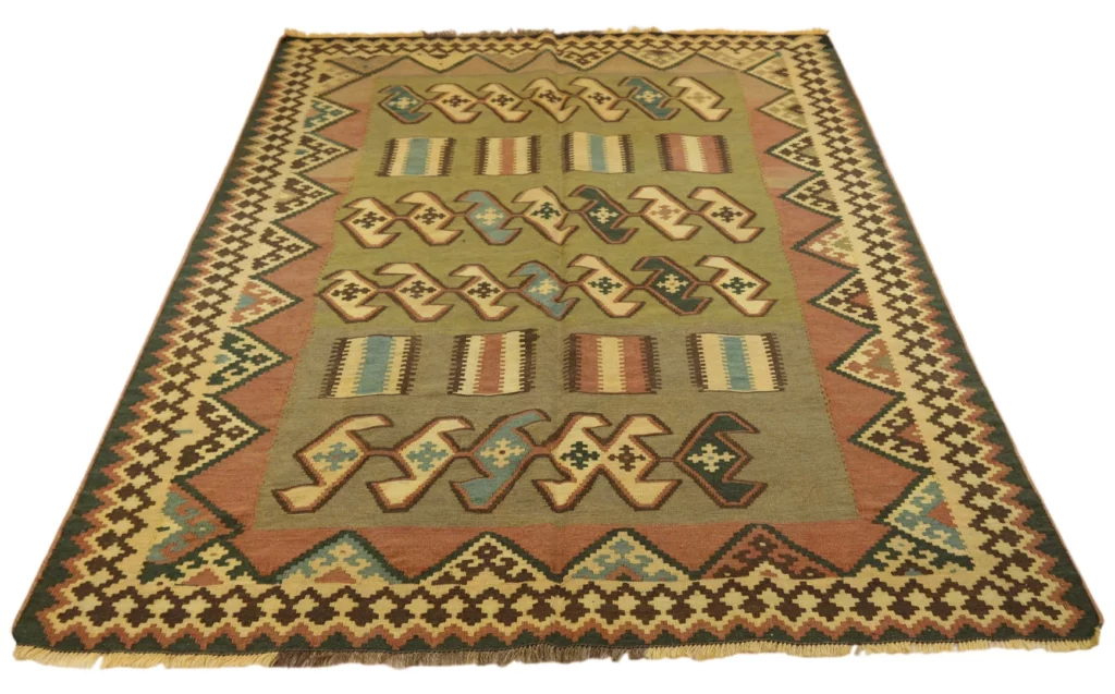 Perserteppich Fars 206 x 145 cm Wolle handgewebt