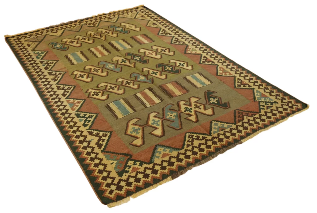 Perserteppich Fars 206 x 145 cm Wolle handgewebt