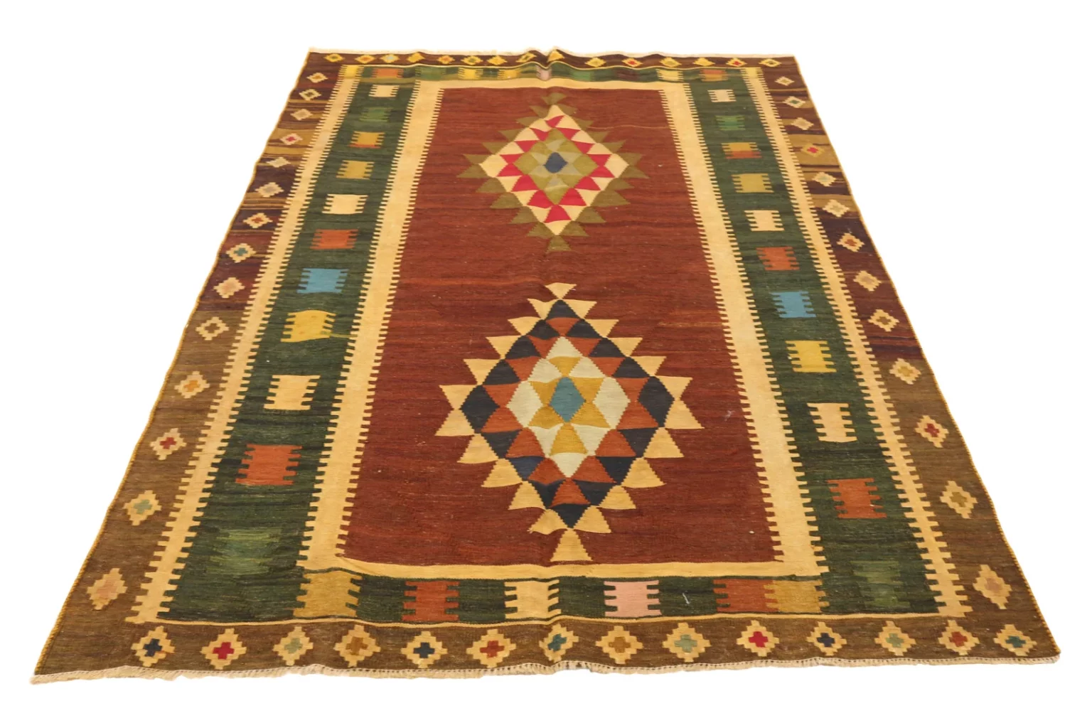 Perserteppich Fars 215 x 144 cm Wolle handgewebt