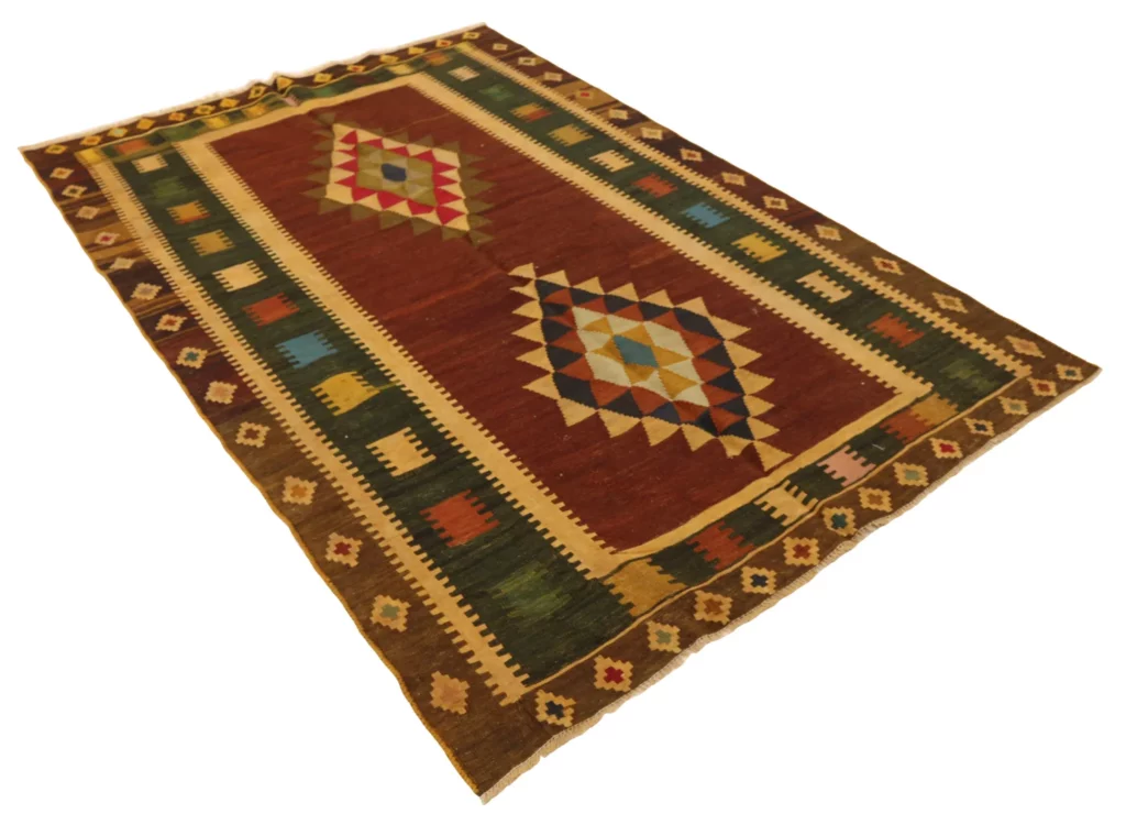Perserteppich Fars 215 x 144 cm Wolle handgewebt