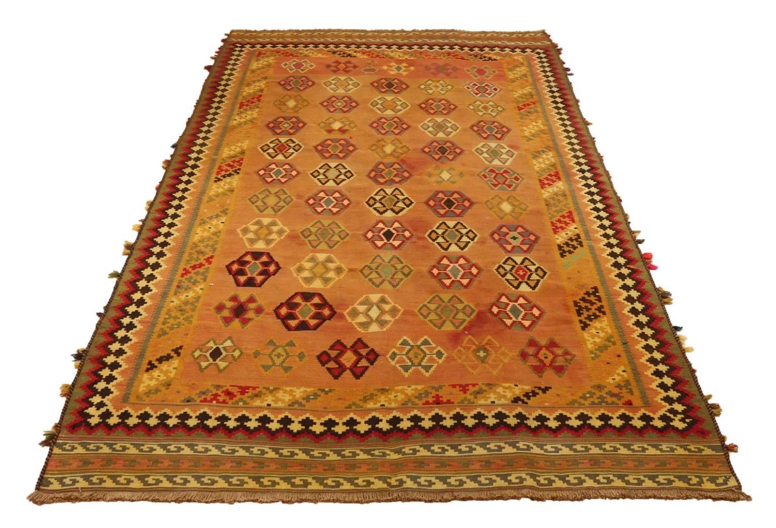 Orientteppich Fars 248 x 142 cm Wolle handgewebt