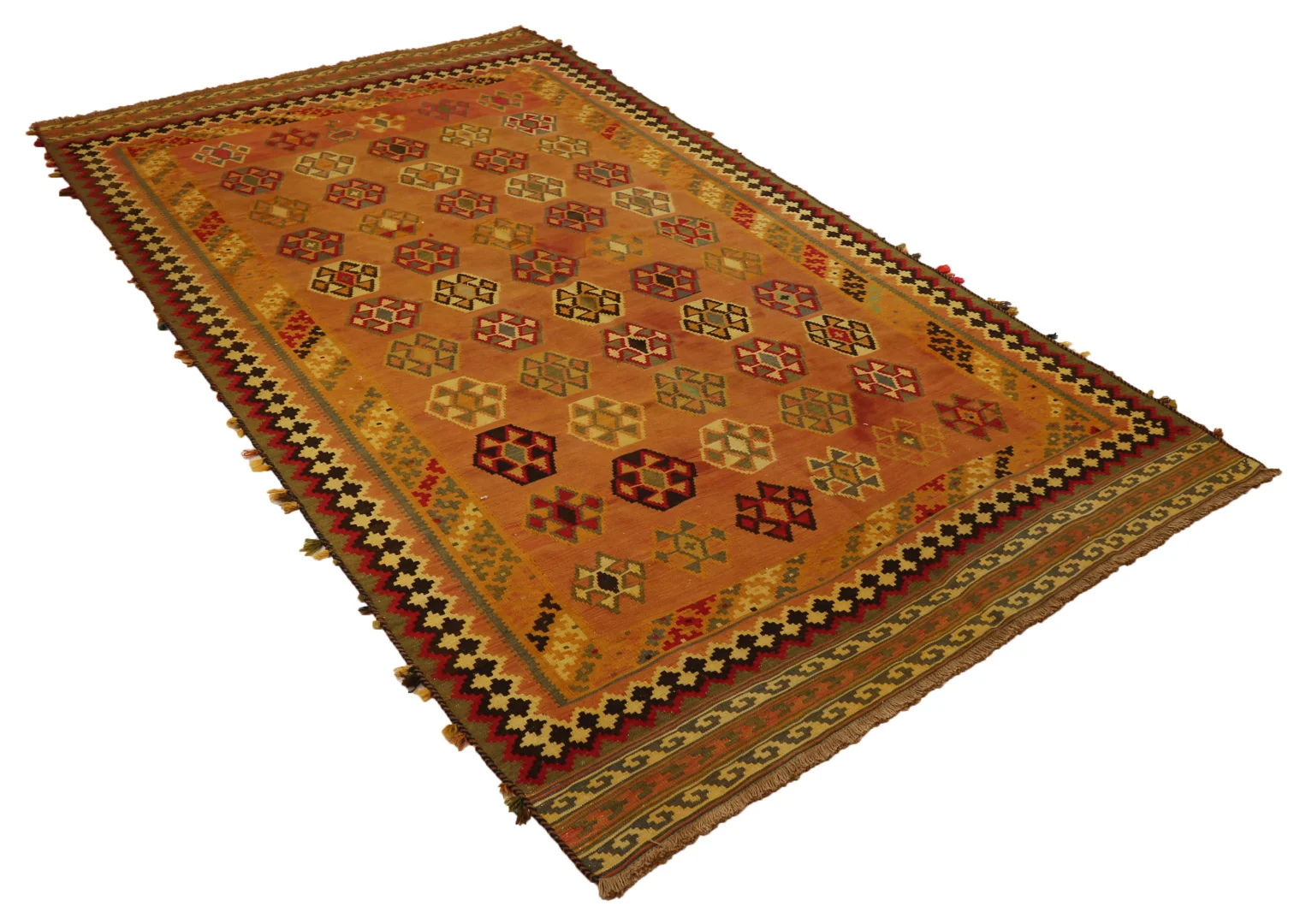 Orientteppich Fars 248 x 142 cm Wolle handgewebt