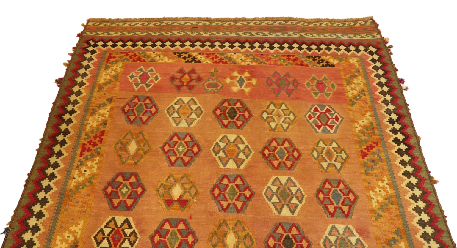 Orientteppich Fars 248 x 142 cm Wolle handgewebt