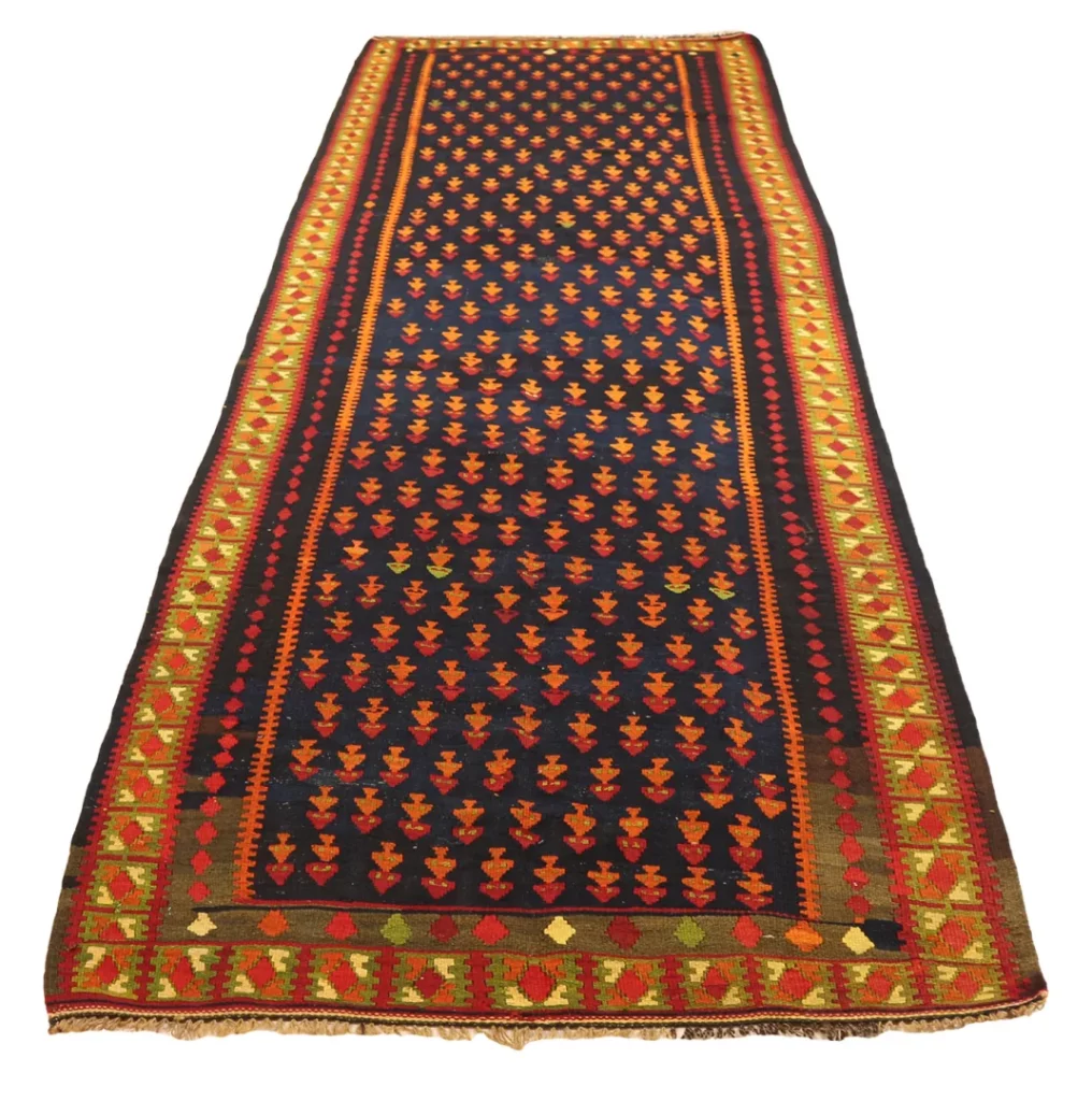 Perserteppich Fars 362 x 121 cm Wolle handgewebt