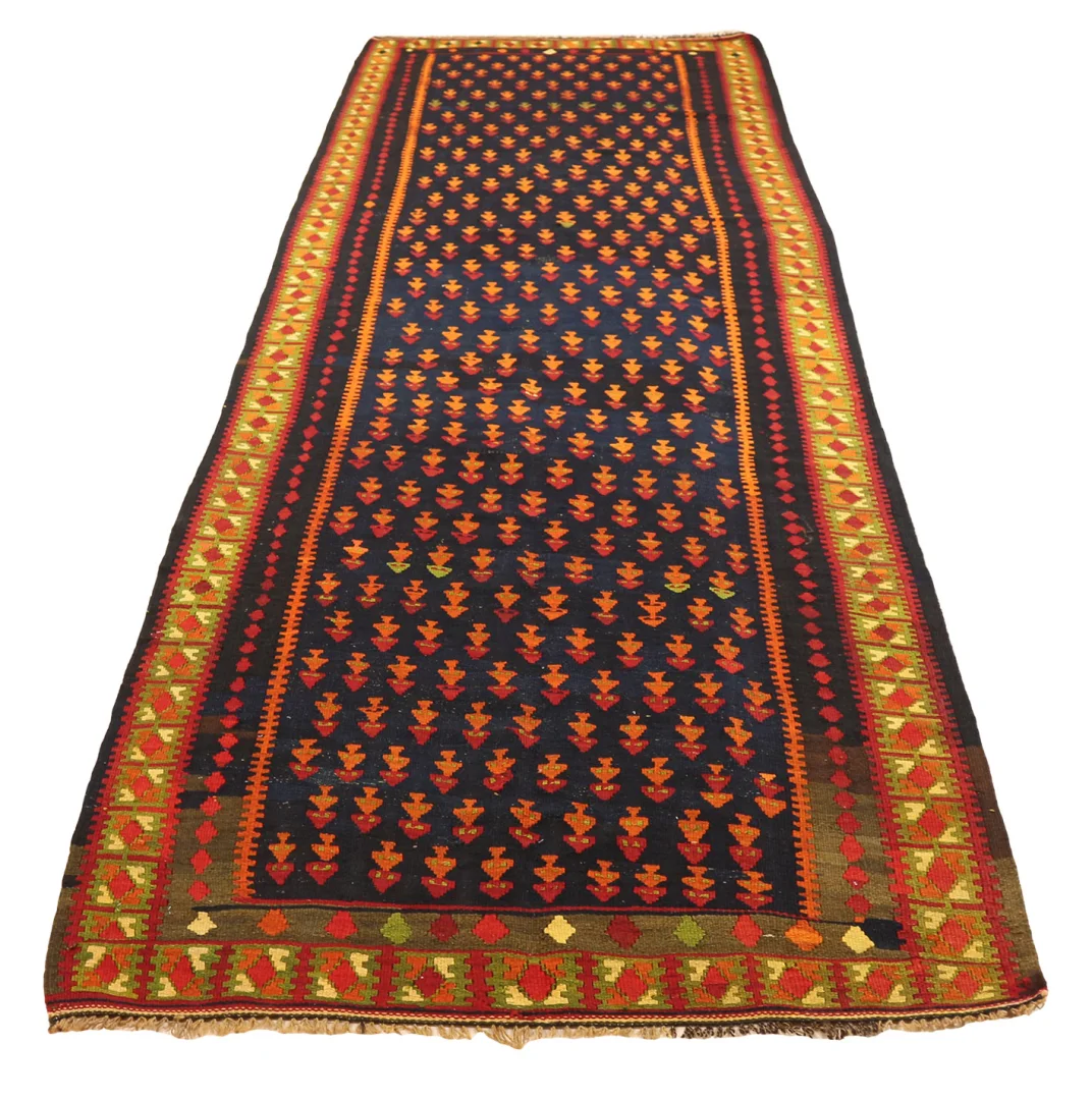 Perserteppich Fars 362 x 121 cm Wolle handgewebt