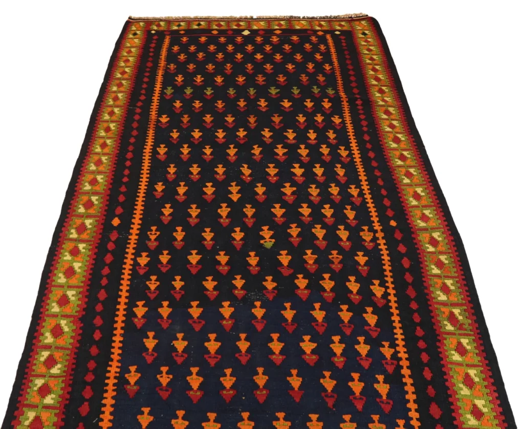 Perserteppich Fars 362 x 121 cm Wolle handgewebt