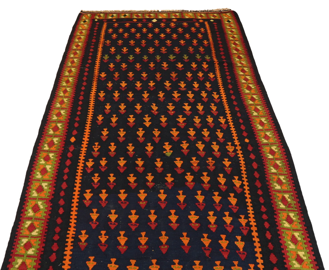 Perserteppich Fars 362 x 121 cm Wolle handgewebt