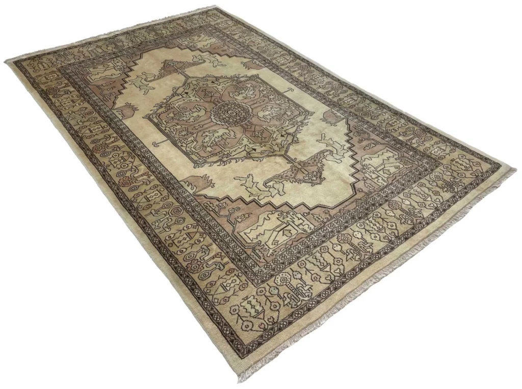 Perserteppich Yazd 275 x 175 cm Wolle handgeknüpft