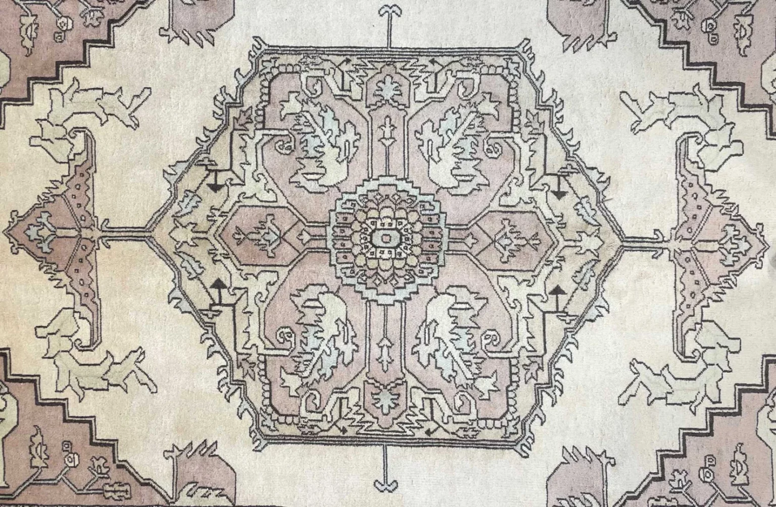 Perserteppich Yazd 275 x 175 cm Wolle handgeknüpft