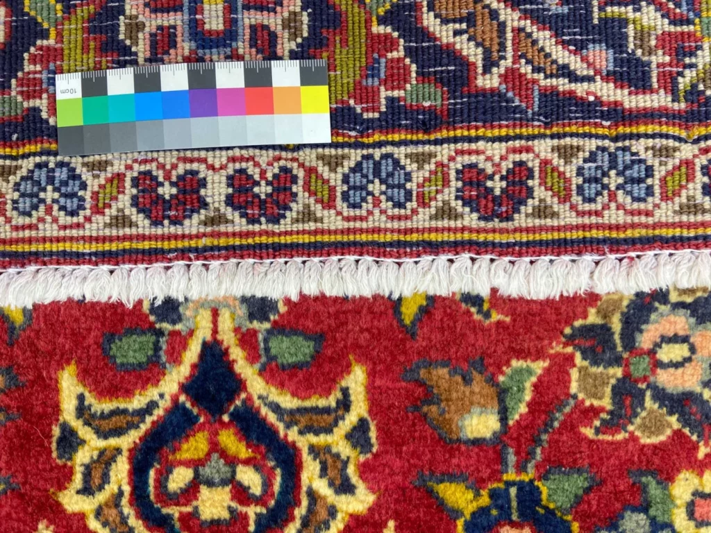 Perserteppich Keshan 144 x 98 cm Schafwolle handgeknüpft