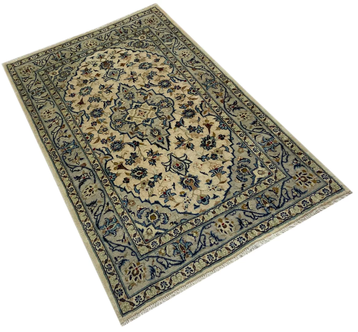 Perserteppich Keshan 147 x 98 cm Wolle handgeknüpft