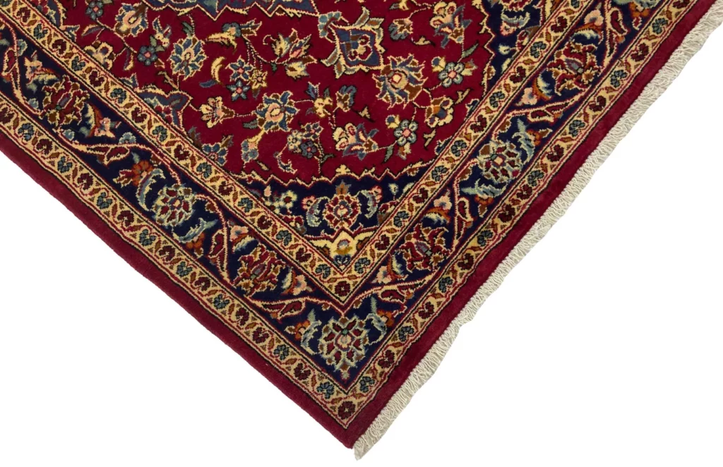 Perserteppich Keshan 150 x 105 cm Schafwolle handgeknüpft