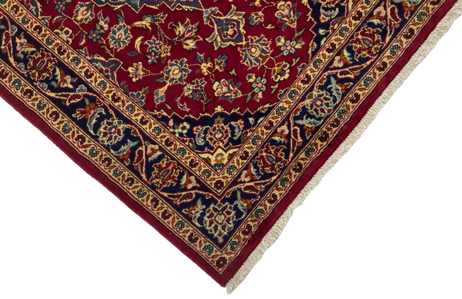 Perserteppich Keshan 150 x 105 cm Schafwolle handgeknüpft