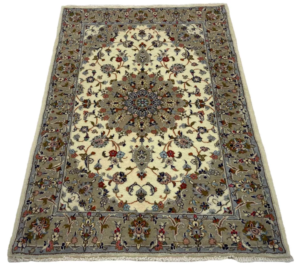 Perserteppich Keshan 150 x 106 cm Wolle handgeknüpft