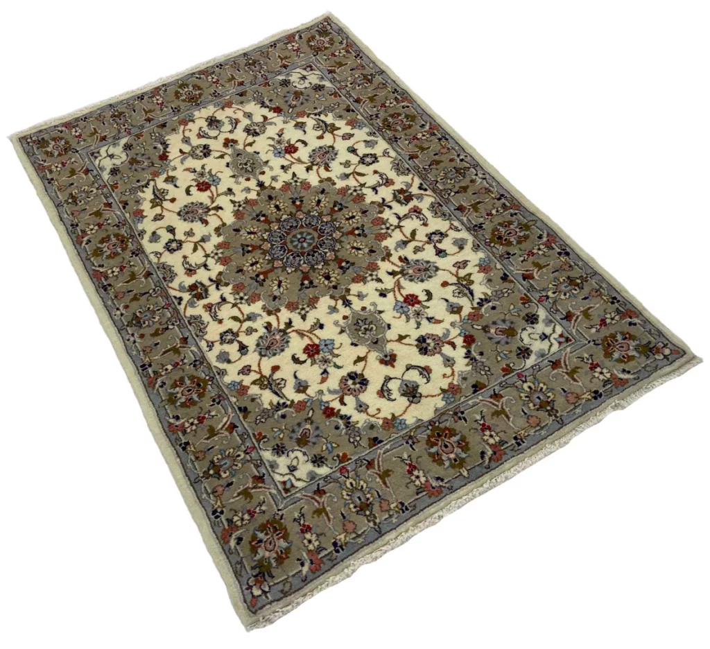 Perserteppich Keshan 150 x 106 cm Wolle handgeknüpft
