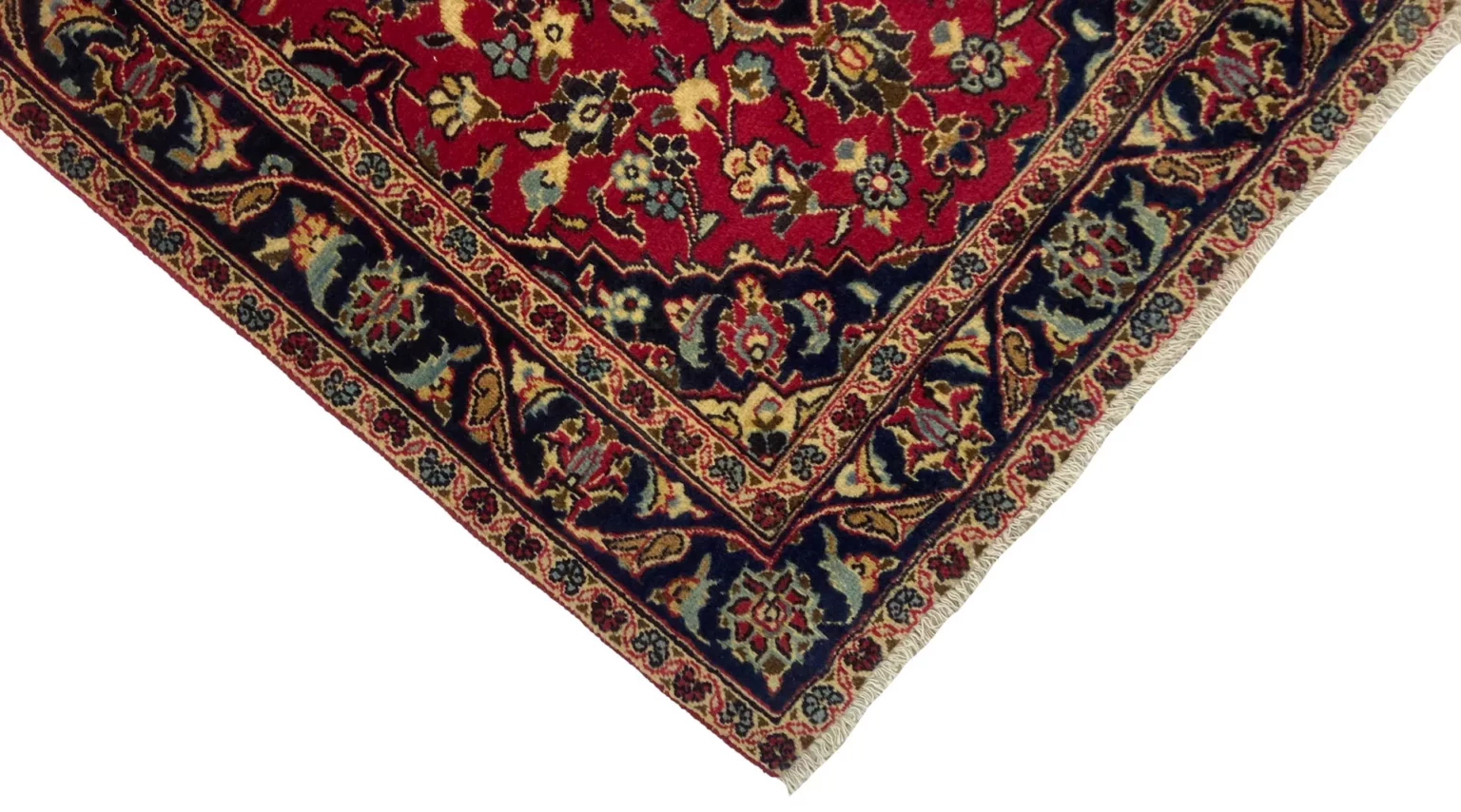 Perserteppich Keshan 150 x 95 cm Schafwolle handgeknüpft