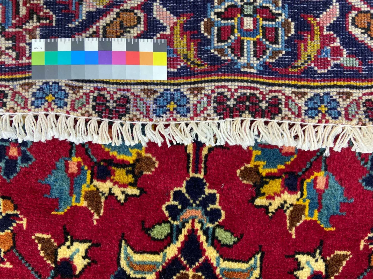 Perserteppich Keshan 151 x 96 cm Schafwolle handgeknüpft