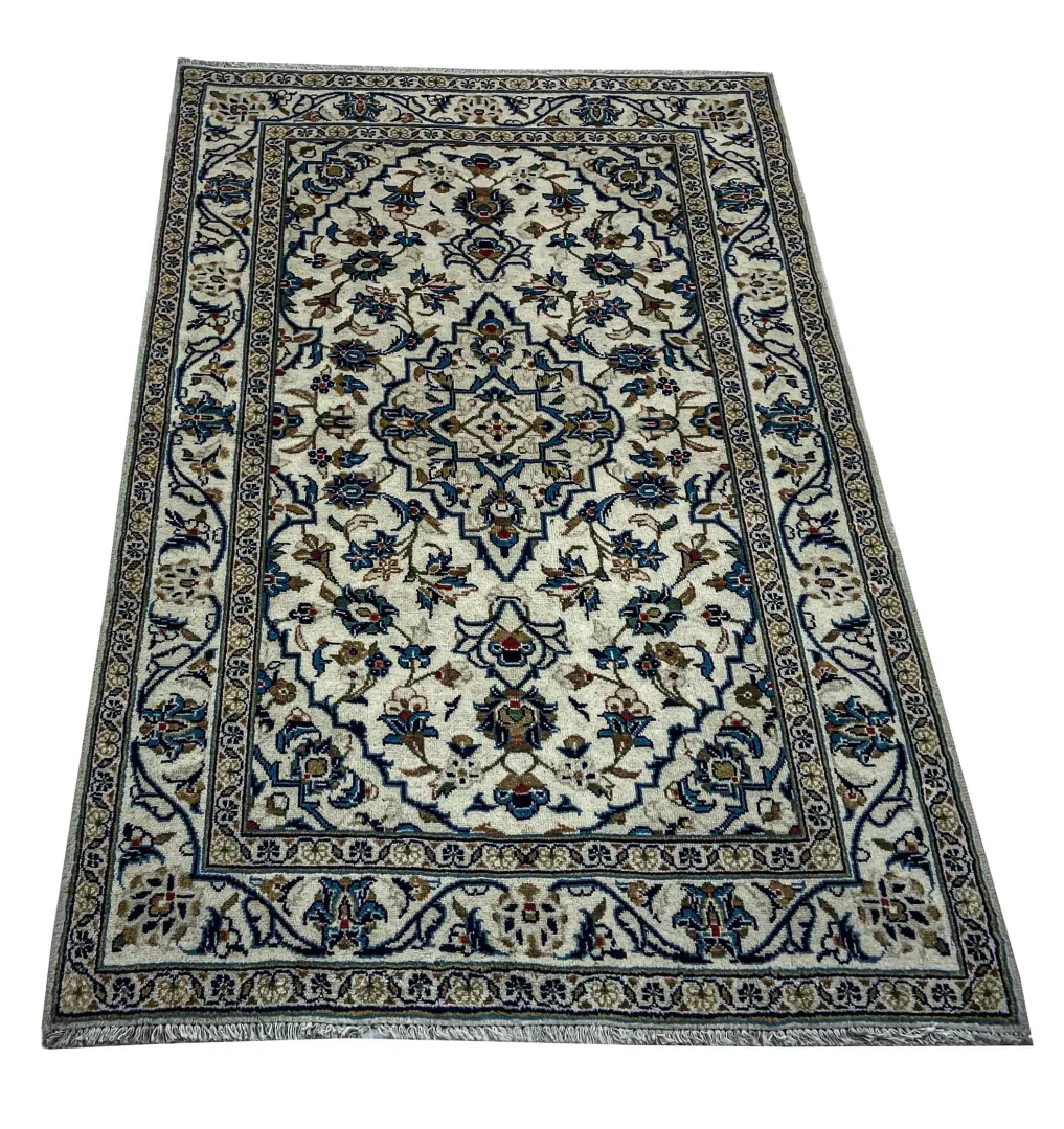 Perserteppich Keshan 151 x 98 cm Wolle handgeknüpft