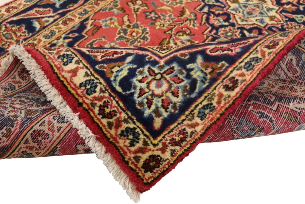 Perserteppich Keshan 152 x 90 cm Schafwolle handgeknüpft