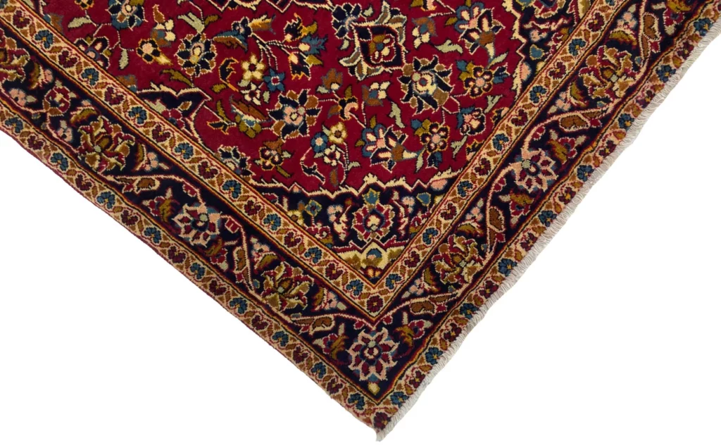 Perserteppich Keshan 152 x 95 cm Wolle handgeknüpft