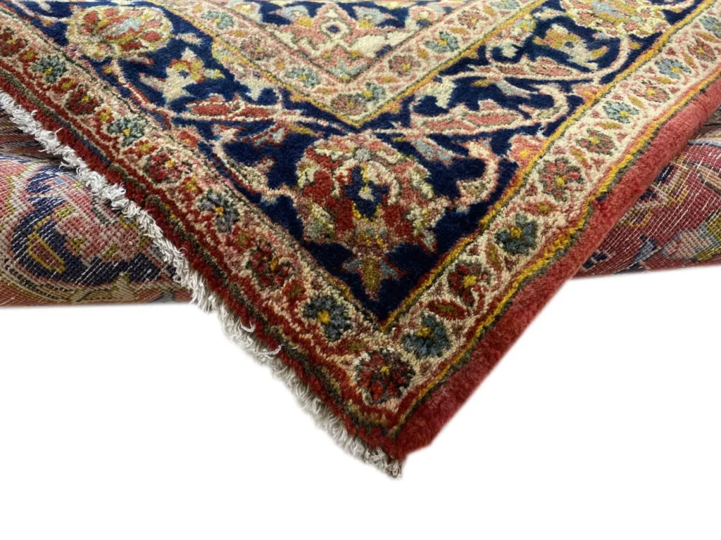 Perserteppich Keshan 153 x 117 cm Schafwolle handgeknüpft