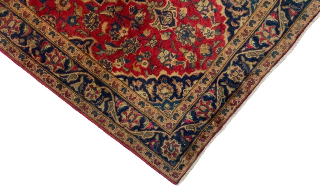 Perserteppich Keshan 154 x 96 cm Schafwolle handgeknüpft