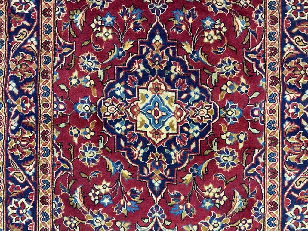 Perserteppich Keshan 155 x 98 cm Wolle handgeknüpft