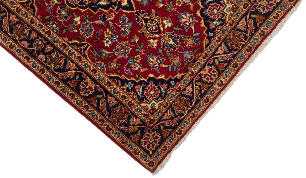 Perserteppich Keshan 156 x 102 cm Wolle handgeknüpft