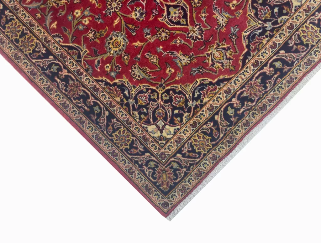 Perserteppich Keshan 157 x 106 cm Wolle handgeknüpft