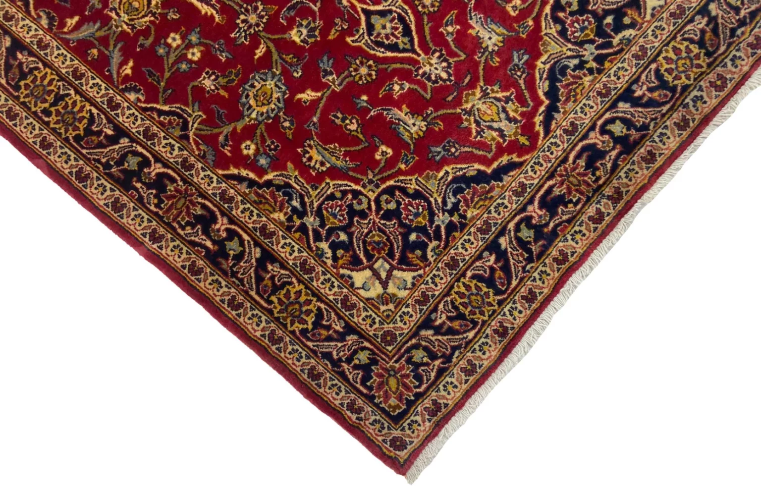 Perserteppich Keshan 160 x 107 cm Wolle handgeknüpft