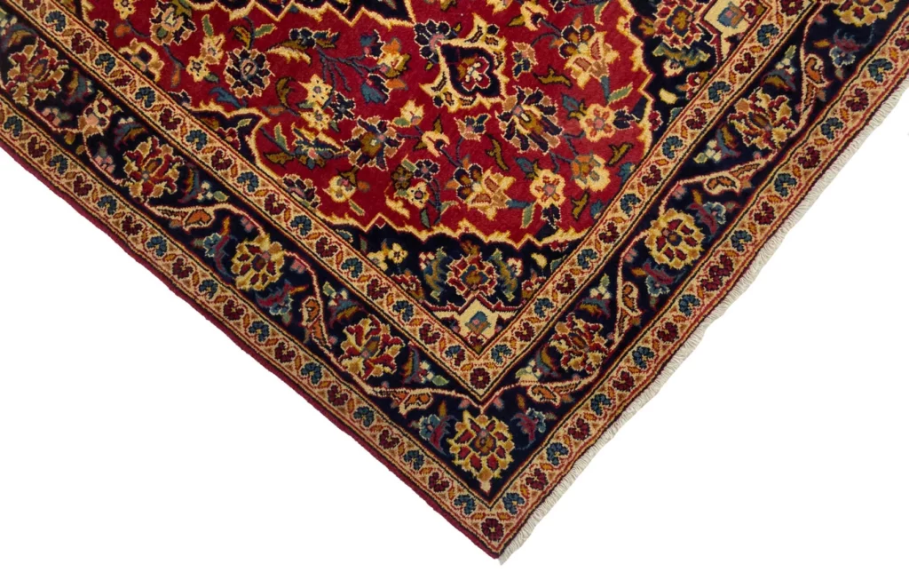 Perserteppich Keshan 160 x 98 cm Wolle handgeknüpft