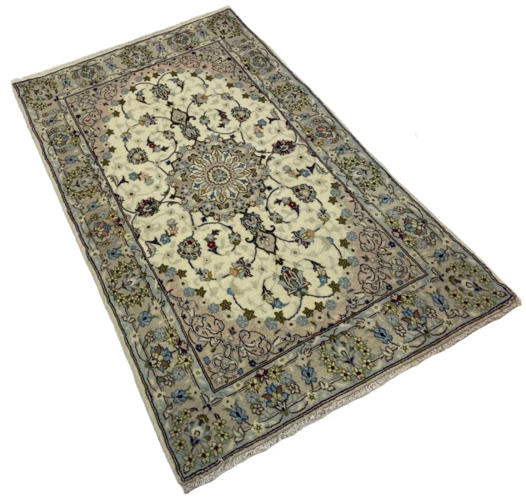 Perserteppich Keshan 168 x 102 cm Wolle handgeknüpft