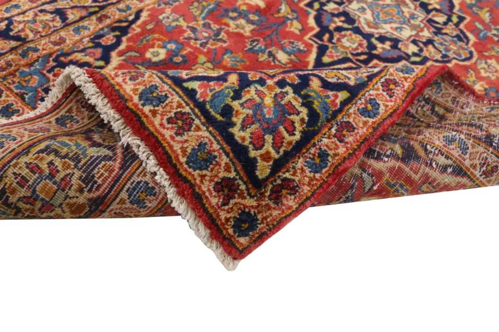 Perserteppich Keshan 172 x 105 cm Wolle handgeknüpft