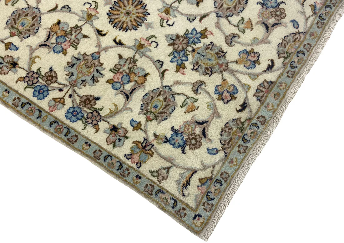 keshan-teppich-190-x-80-cm-knotendichte-150000-300000-knoten-m-1-3 Perserteppich Keshan 190 x 80 cm Wolle handgeknüpft