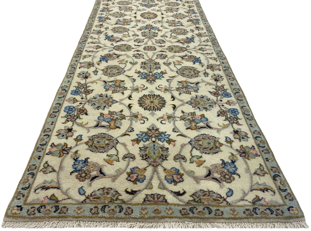 keshan-teppich-190-x-80-cm-knotendichte-150000-300000-knoten-m-1-4 Perserteppich Keshan 190 x 80 cm Wolle handgeknüpft