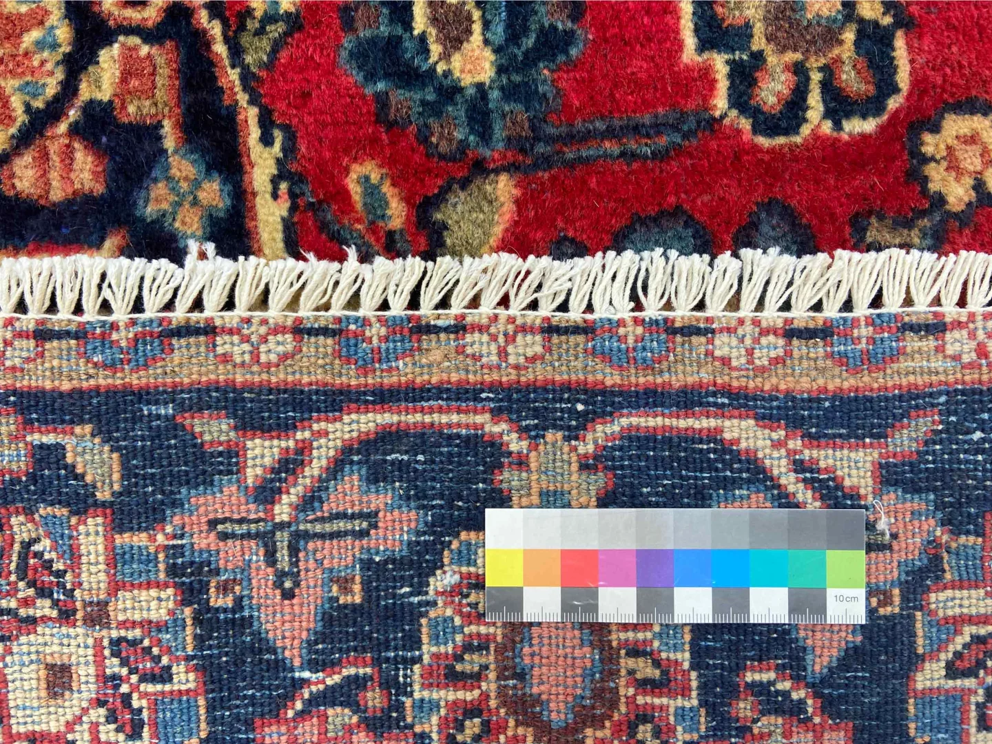 Perserteppich Keshan 194 x 127 cm Schafwolle handgeknüpft