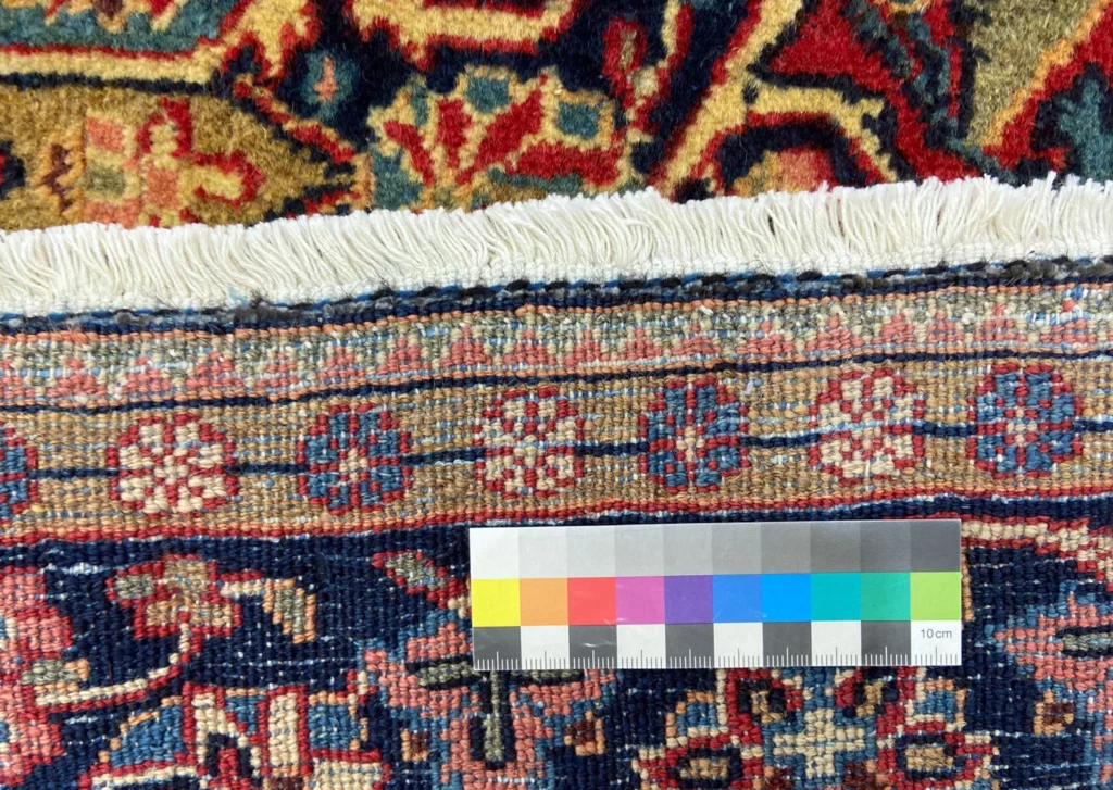 Perserteppich Keshan 197 x 122 cm Schafwolle handgeknüpft