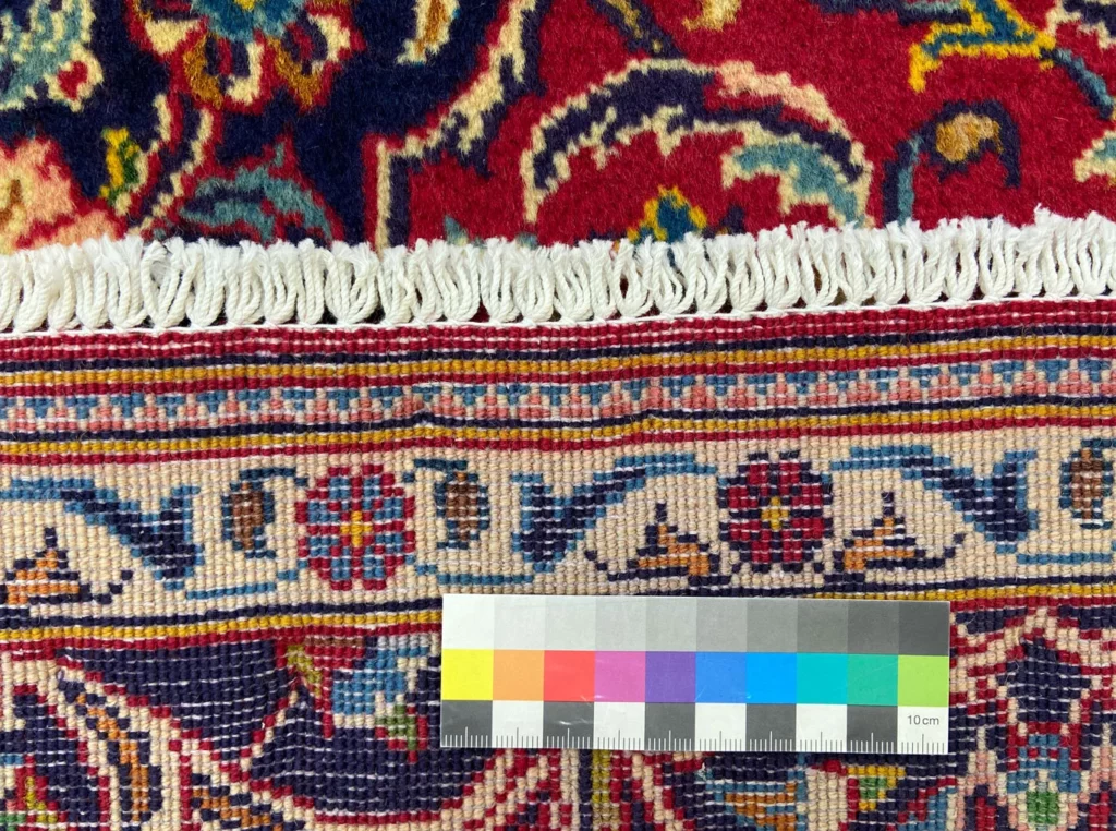 Perserteppich Keshan 200 x 133 cm Schafwolle handgeknüpft