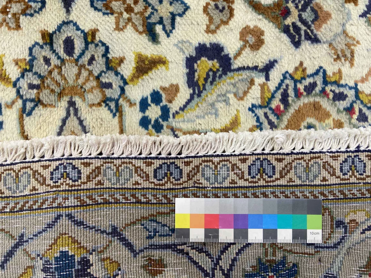 Perserteppich Keshan 210 x 128 cm Schafwolle handgeknüpft
