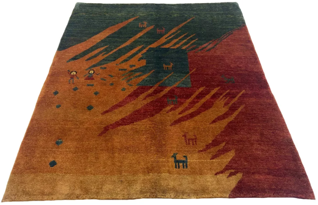 Perserteppich Fars 179 x 155 cm Wolle handgeknüpft