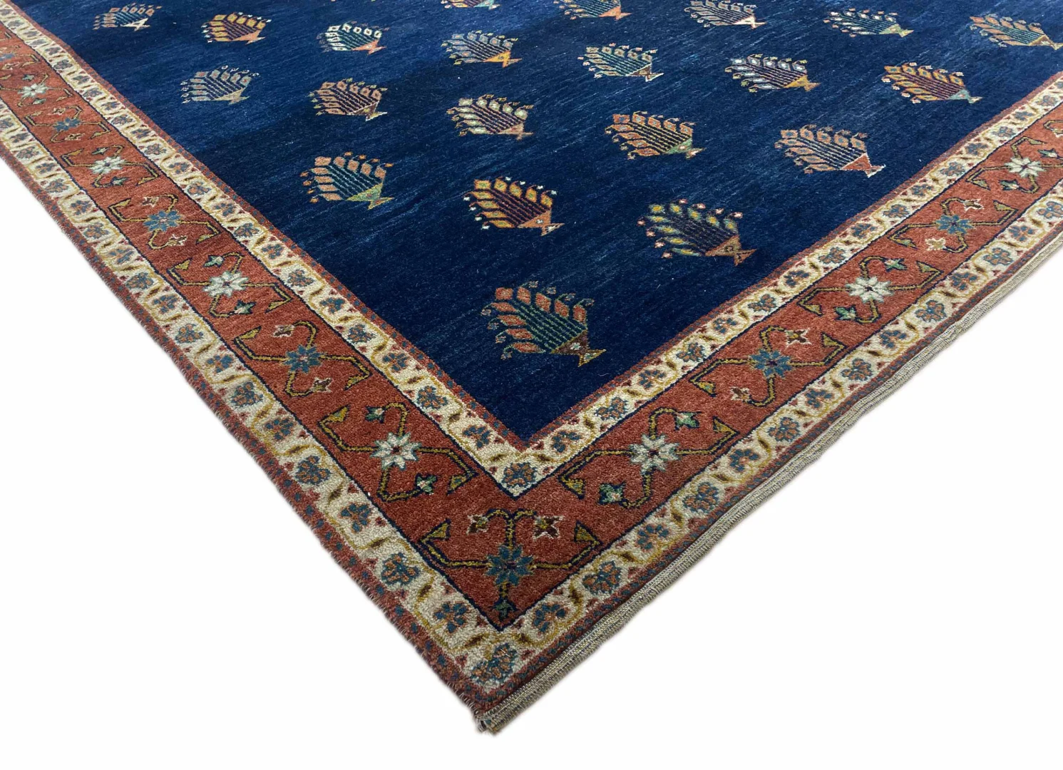 Perserteppich Fars Gabbeh 235 x 175 cm Wolle handgeknüpft