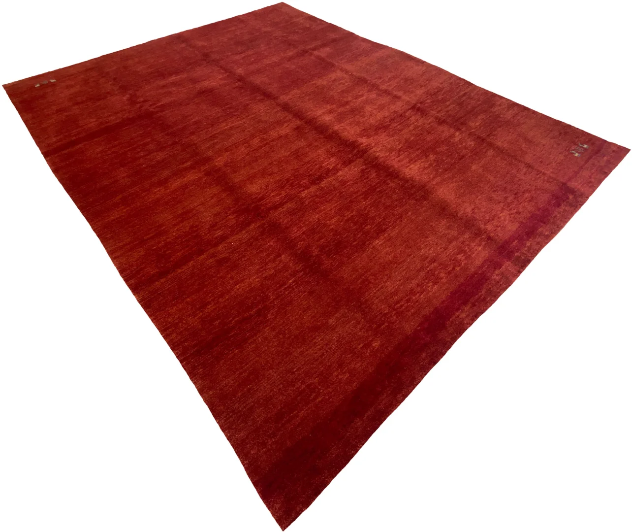 gabbeh-teppich-345-x-263-cm-hoher-weicher-flor-abstraktes-design-1-2 Perserteppich Fars 345 x 263 cm Wolle handgeknüpft