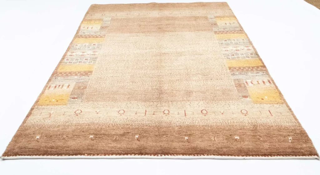 gabbeh-loribaft-teppich-250-x-159-cm-knotendichte-150000-220000-1 Perserteppich Fars 250 x 159 cm Wolle handgeknüpft