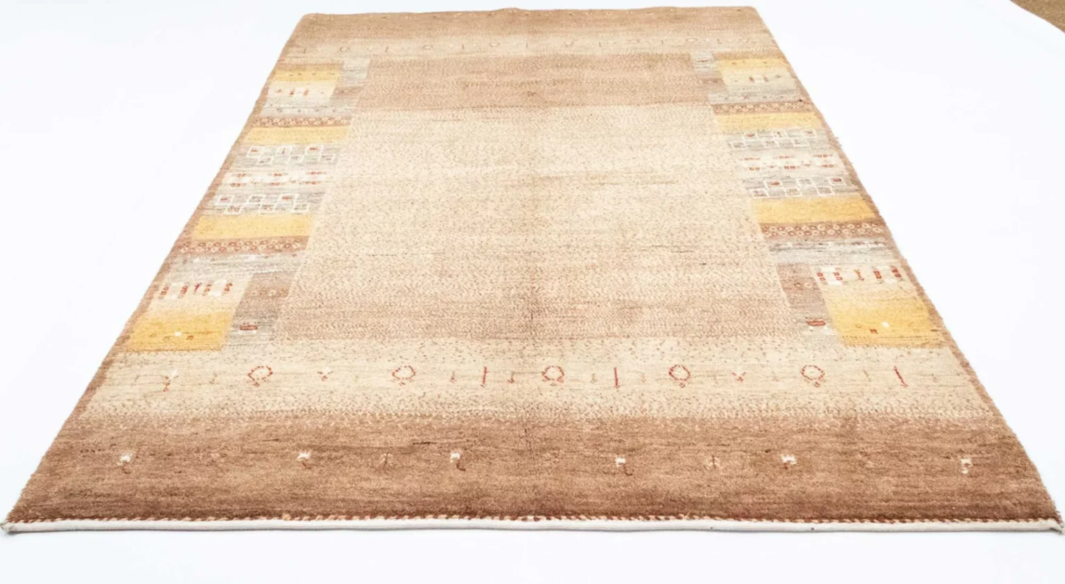 gabbeh-loribaft-teppich-250-x-159-cm-knotendichte-150000-220000-1 Perserteppich Fars 250 x 159 cm Wolle handgeknüpft