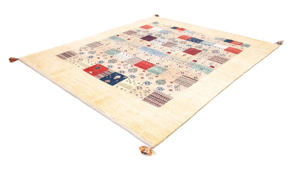 Perserteppich Fars 230 x 200 cm Wolle handgeknüpft