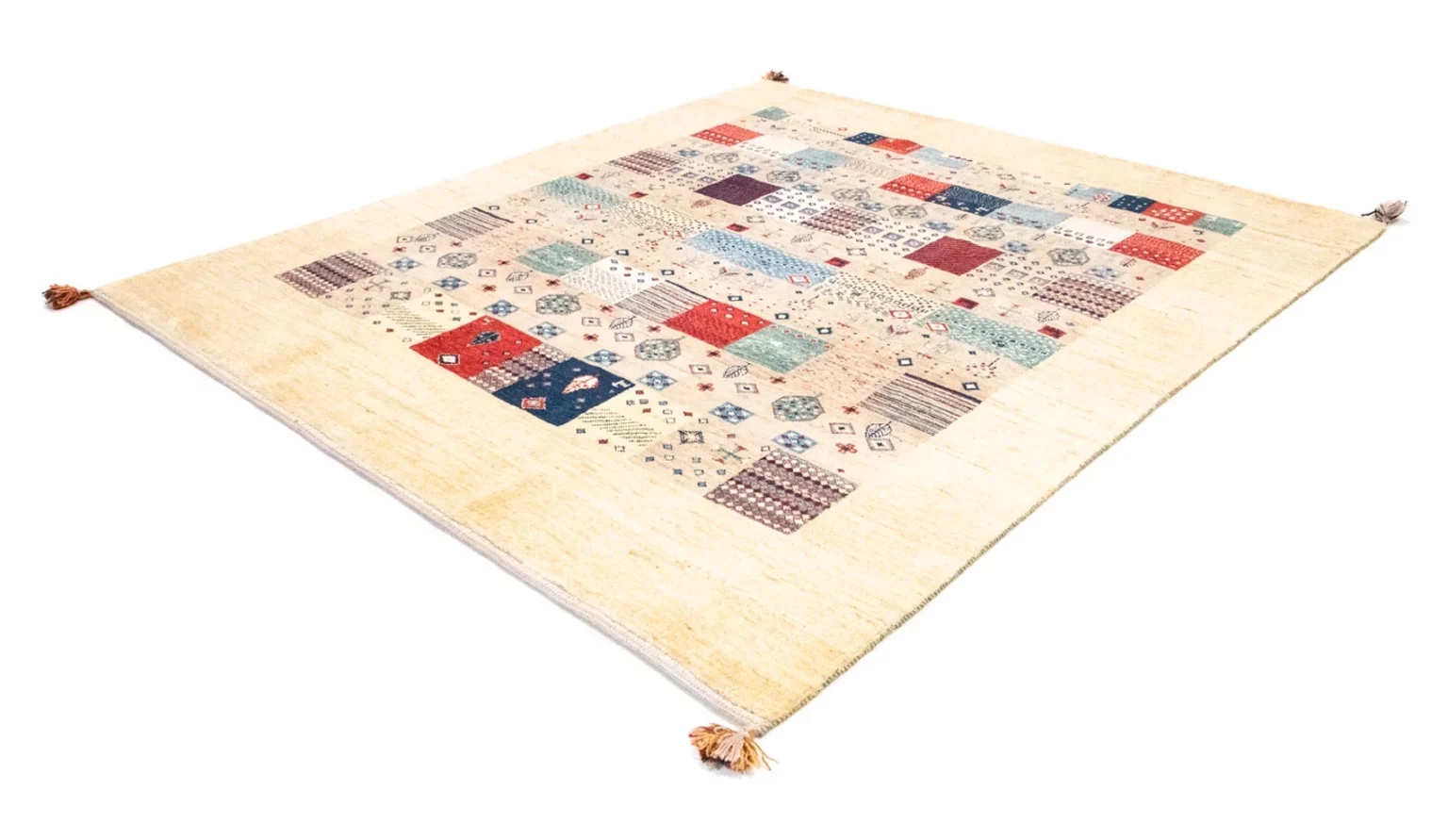 Perserteppich Fars 230 x 200 cm Wolle handgeknüpft